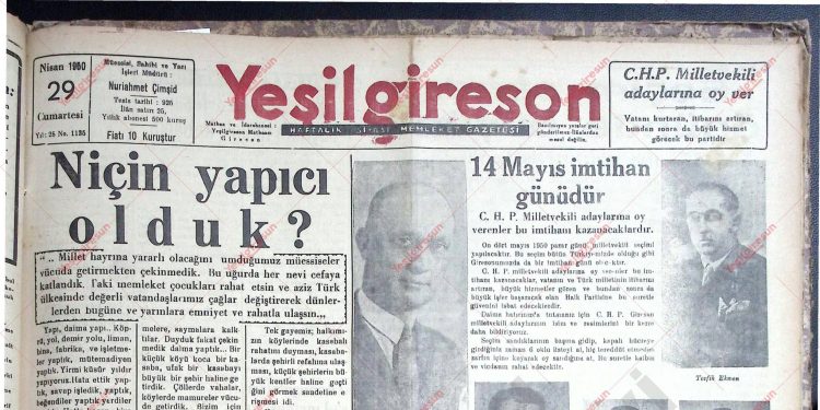 29 Nisan 1950 – Sayı 1135