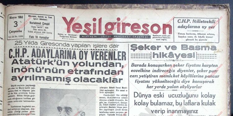 3 Mayıs 1950 – Sayı 1136