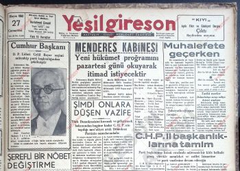 27 Mayıs 1950 – Sayı 1140