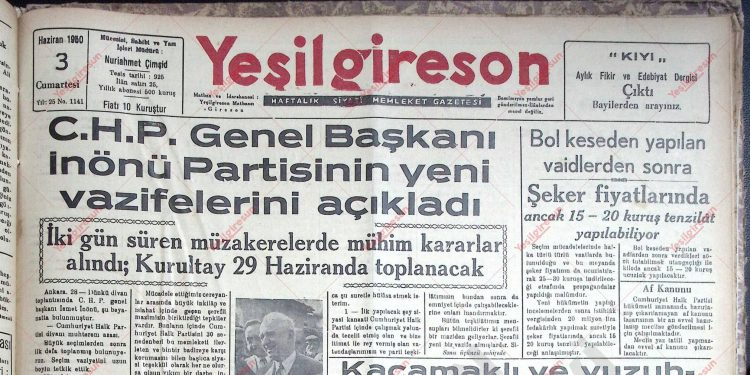 3 Haziran 1950 – Sayı 1141