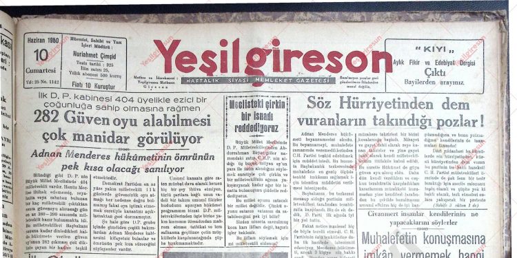 10 Haziran 1950 – Sayı 1142