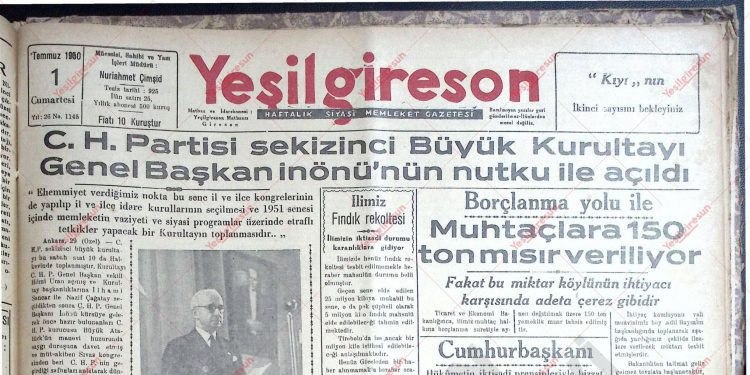 1 Temmuz 1950 – Sayı 1145