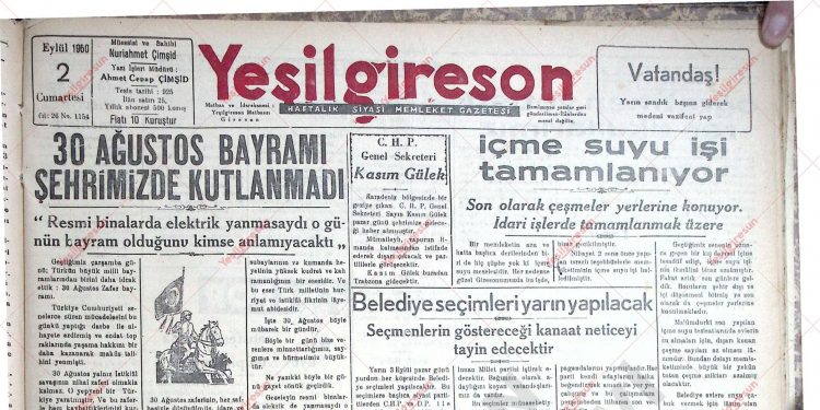 2 Eylül 1950 – Sayı 1154