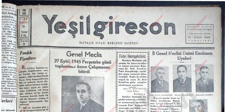 10 Şubat 1945 – Sayı 865