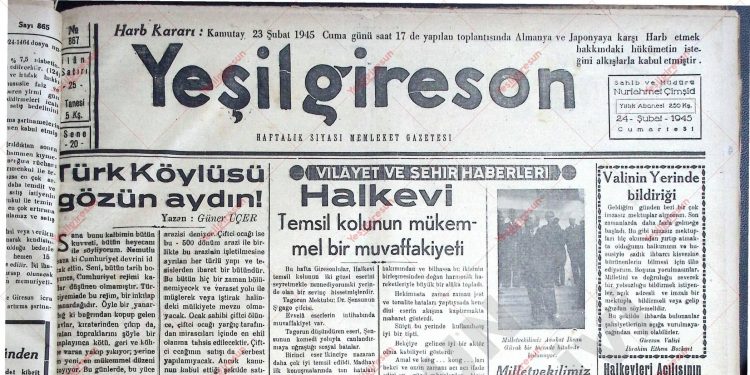 24 Şubat 1945 – Sayı 867