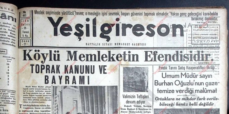 16 Haziran 1945 – Sayı 883