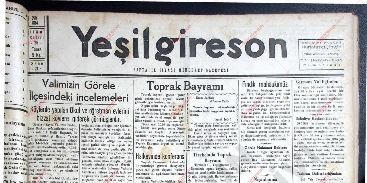 23 Haziran 1945 – Sayı 884