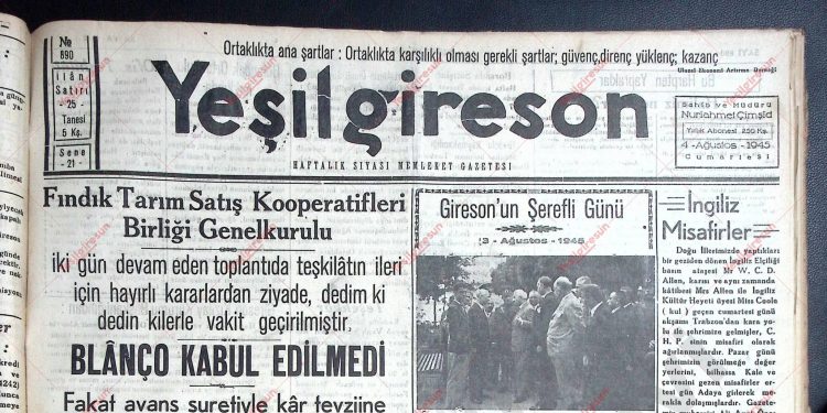 4 Ağustos 1945 – Sayı 890