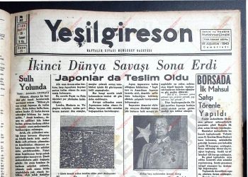 18 Ağustos 1945 – Sayı 892