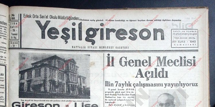 22 Eylül 1945 – Sayı 897