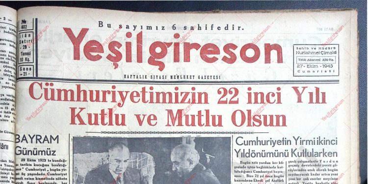 27 Ekim 1945 – Sayı 902