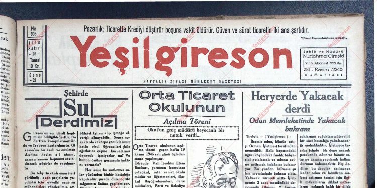24 Kasım 1945 – Sayı 905