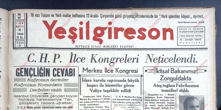 8 Aralık 1945 – Sayı 907