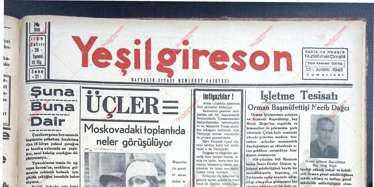 15 Aralık 1945 – Sayı 908