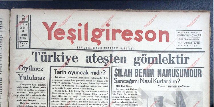 29 Aralık 1945 – Sayı 910